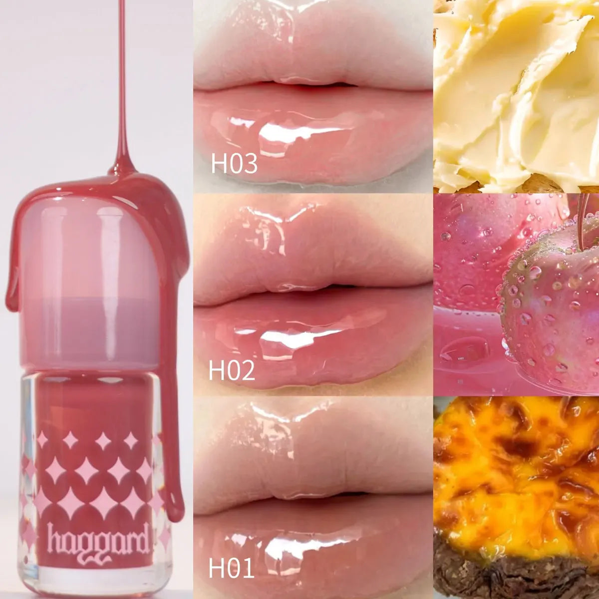 haggard Emo Monster Lip Balm,Plumping Lip Balm Texture,Silky Creamy Feel,Natural Lip-Plumping,Soft Color Payoff,Luxury Makeup